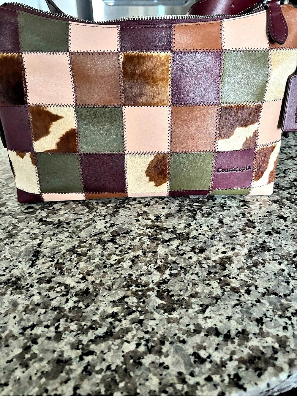 Coach Coachtopia Alter/Ego Slouchy Shoulder Bag Patchwork Tote